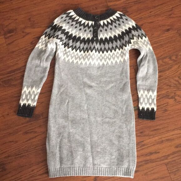 Willi Smith fair isle wool blend sweater dress. Small - Picture 4 of 6